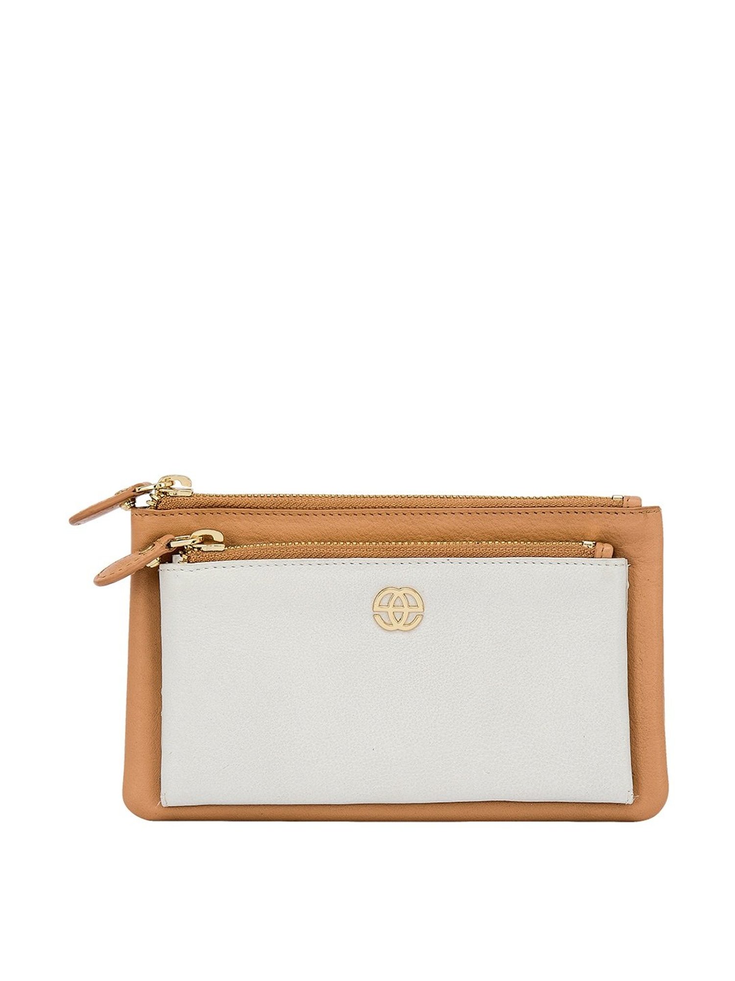 Eske Aleta Bisque & Vanilla Color Block Wallet for Women