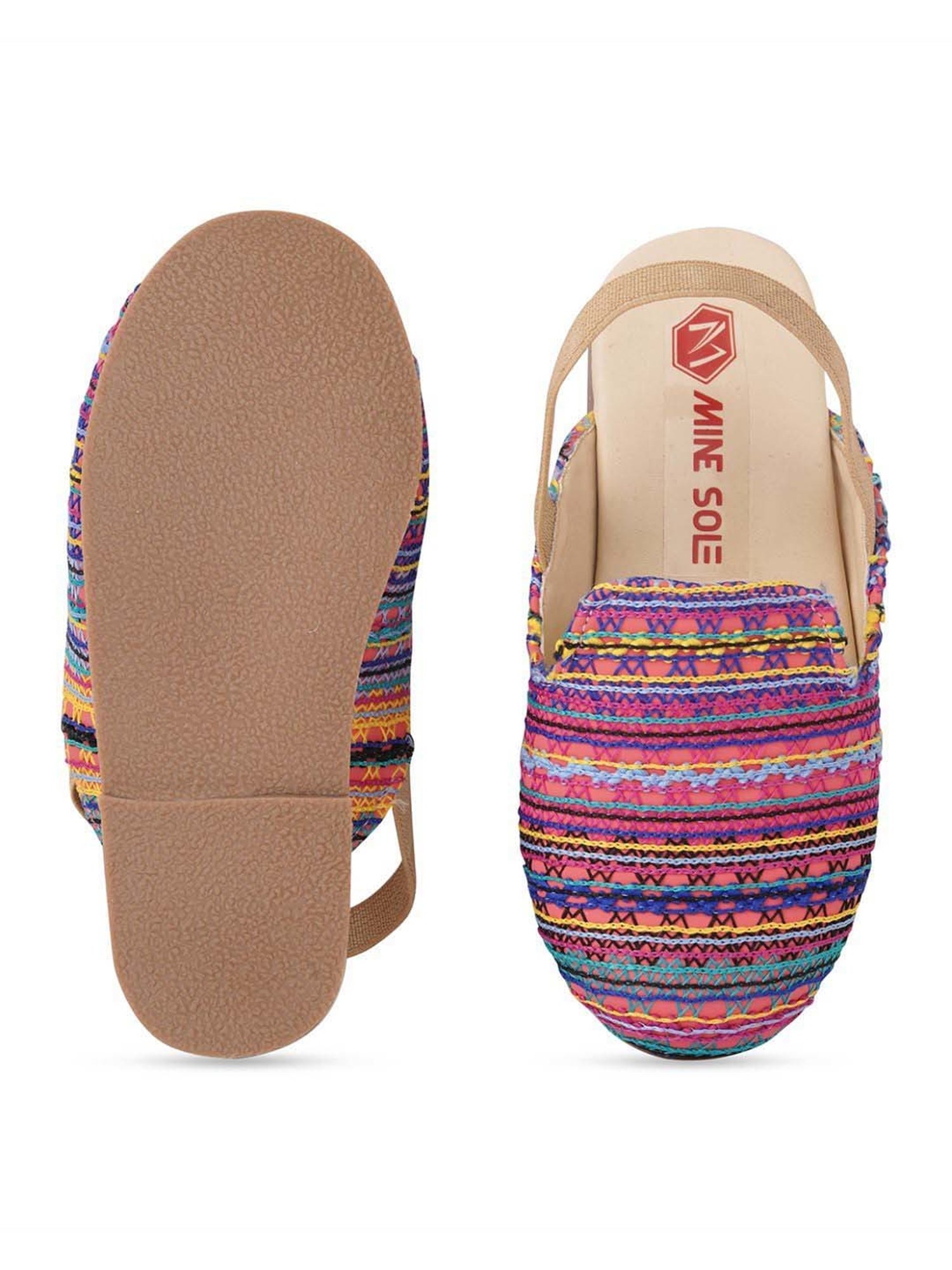 Minesole Kids Multicolor Back Strap Sandals