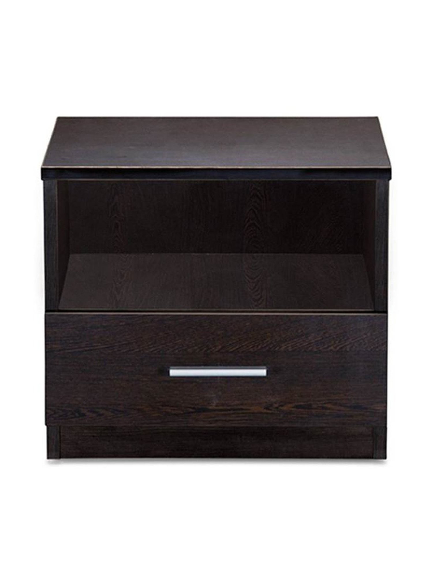 Ikiriya Avina Solid Dark Brown Wood End Table
