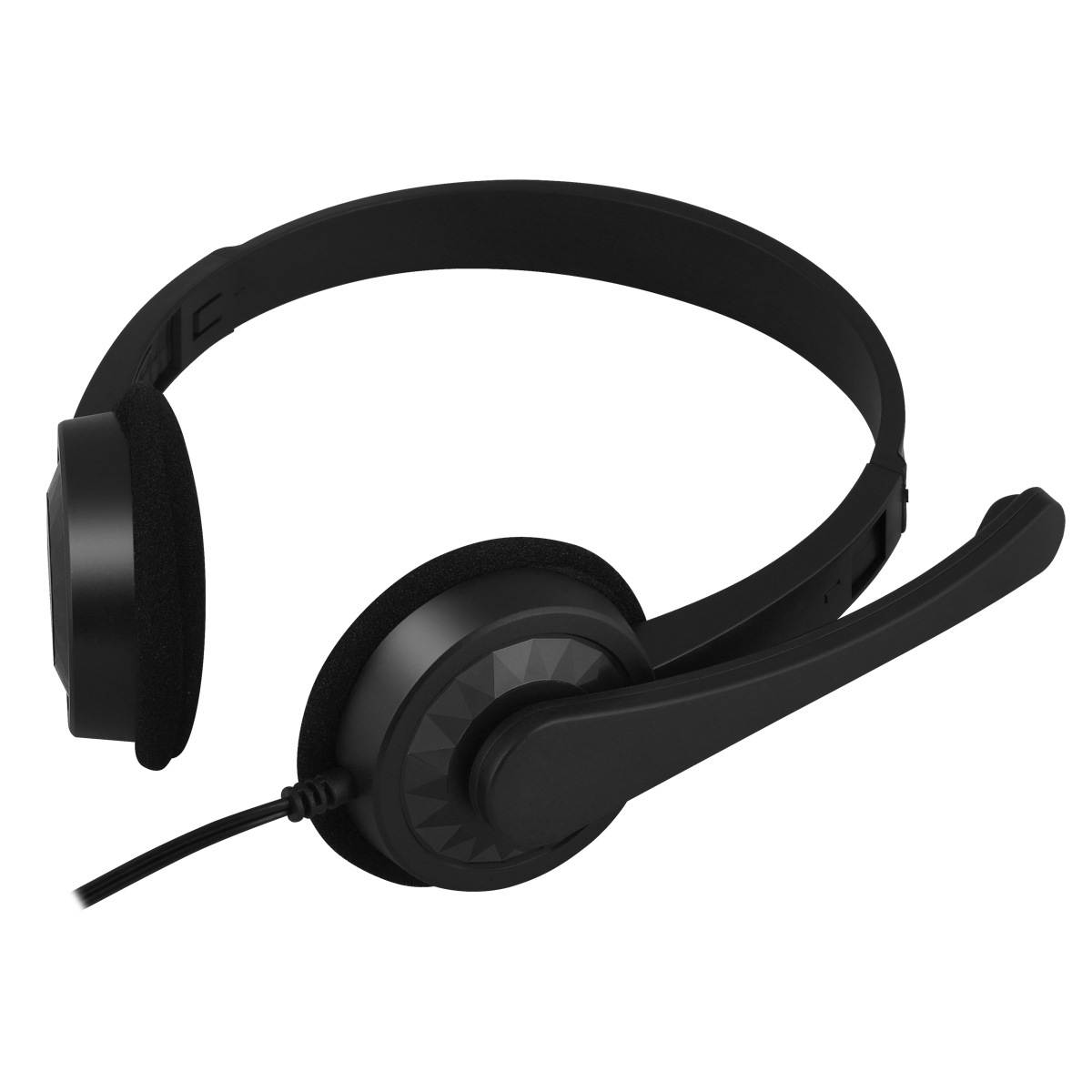 3.5mm wired gaming headset, stereo computer headset with noise reduction microphone for PC, laptop, mobile phone