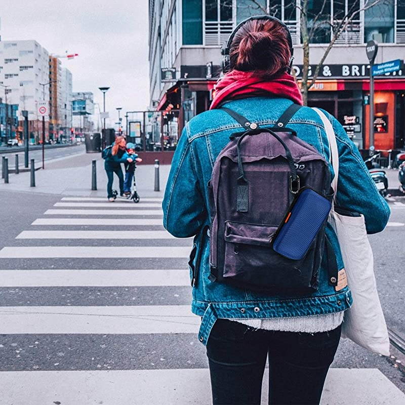 Portable Protection Hard EVA Case for External BatteryCell PhoneGPSHard DriveUSBCharging CableCarrying Bag Mesh Inner PocketZipper Enclosure n Durable ExteriorUniversal Travel Pouch Bag