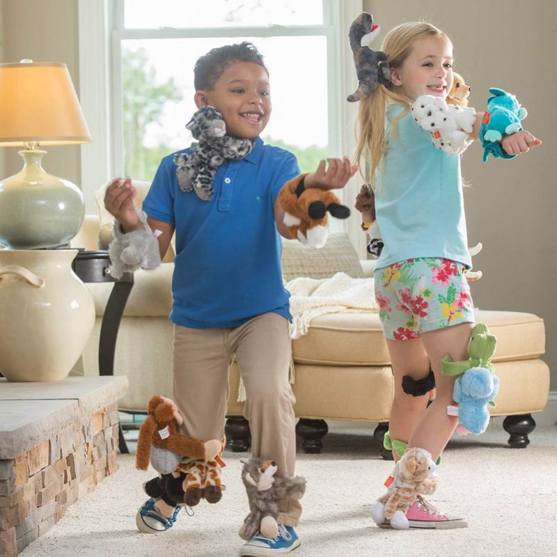 Wild Republic Huggers Plush Dino T-Rex, Pteranodon, and Triceratops