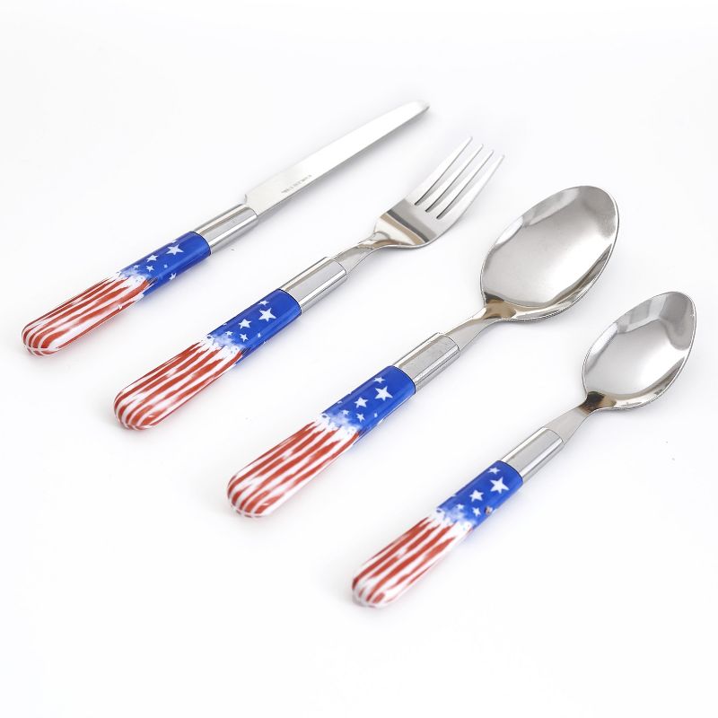 41pc Stainless Steel Zehira Frost Silverware Set - Cambridge Silversmiths