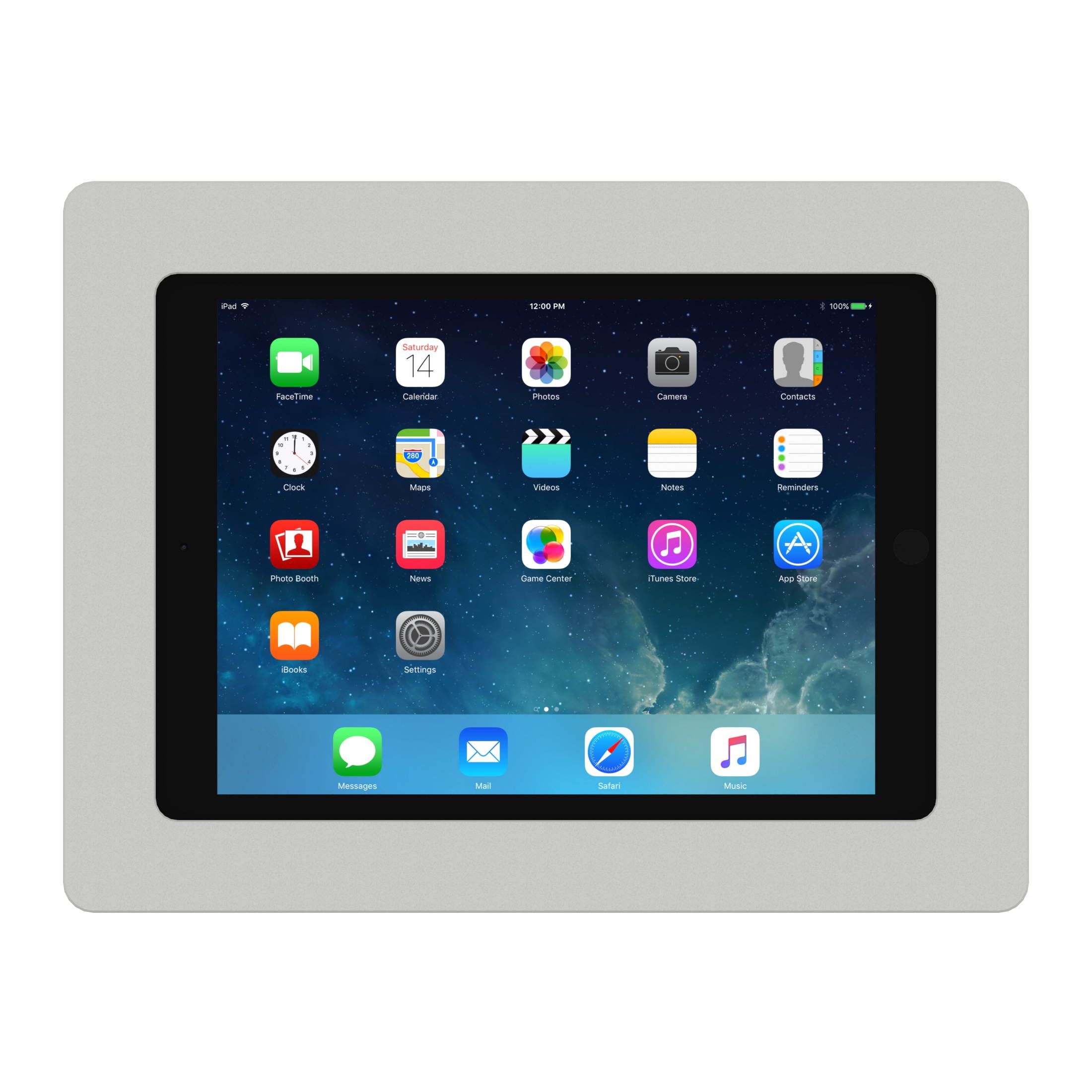 VidaMount Light Grey VESA Enclosure compatible with iPad (5th / 6th Gen) 9.7"/Pro 9.7", Air 1/2