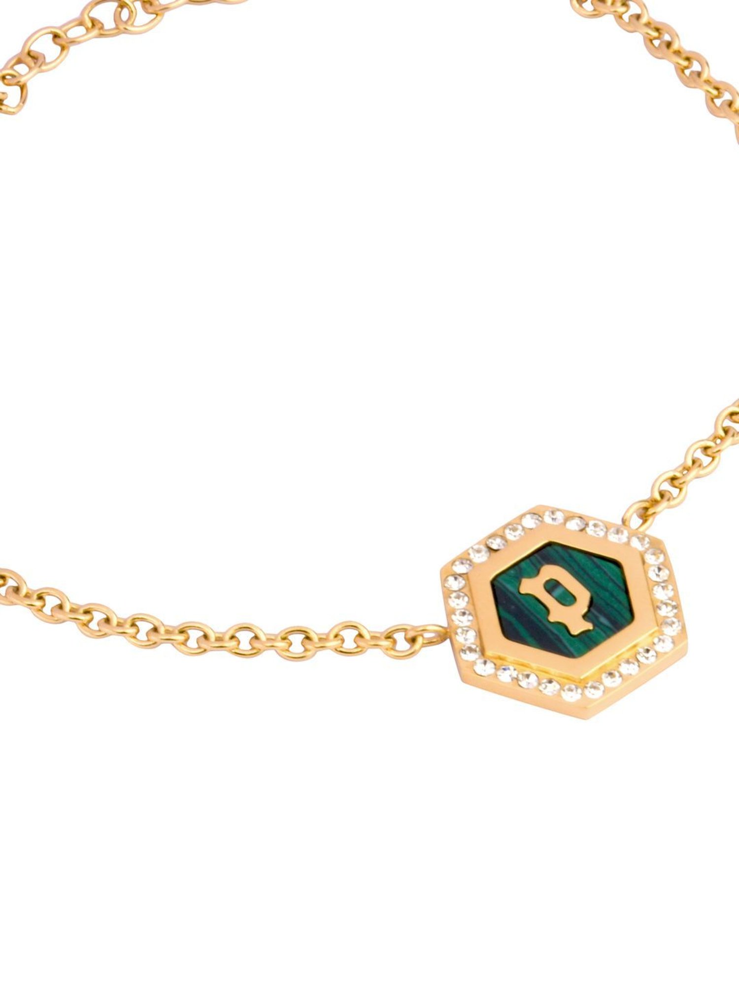 Police Gold Color Bracelet for Women - PEJLB2104012