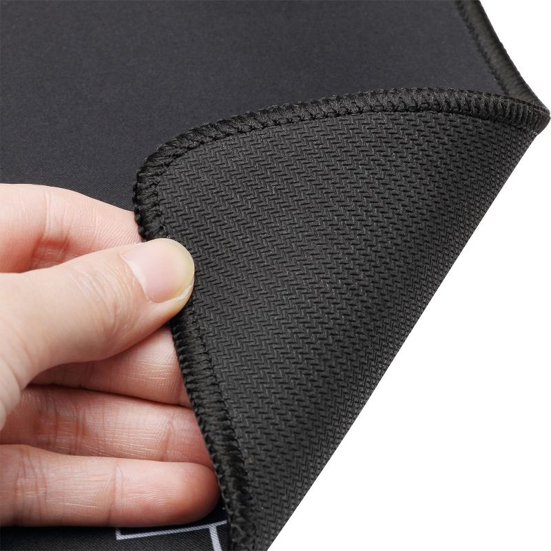 Adesso TRUFORM P104 - 32 x 12 Inches Gaming Mouse Pad - Textured - 0.1" x 12" Dimension - Black - Rubber Base, Cloth, Fiber - Anti-slip, Scratch Proof