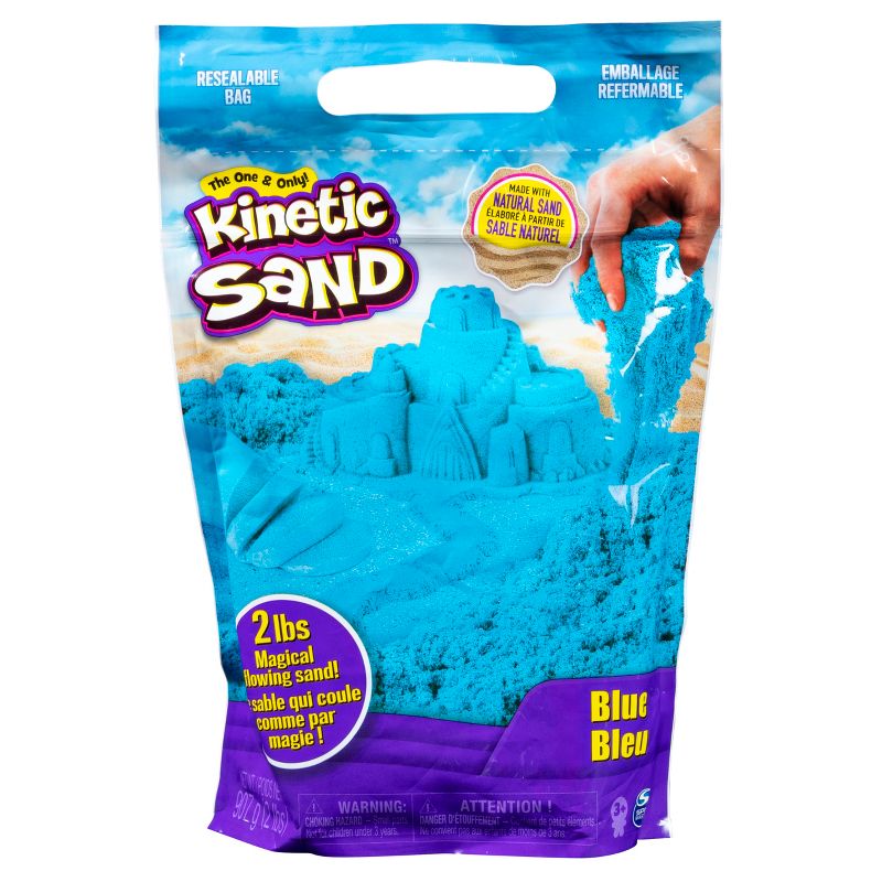 Kinetic Sand 2lb Blue Kinetic Sand for Mixing Molding and Creating