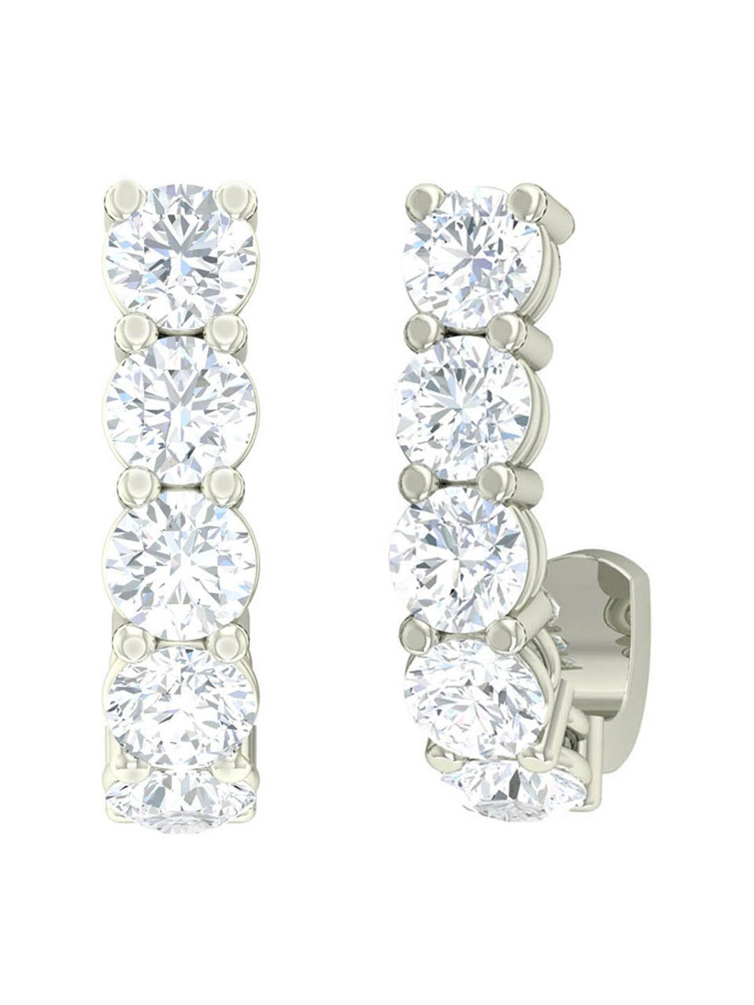 Clara 92.5 Sterling Silver Remy Earrings for Women