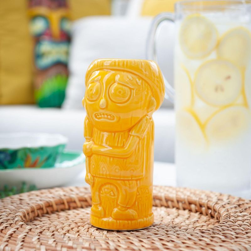 Beeline Creative Geeki Tikis Rick & Morty Morty Mug | Ceramic Tiki Style Cup | Holds 13 Ounces