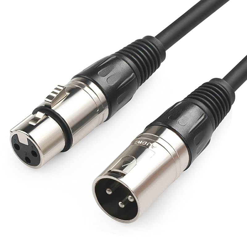 XLR Microphone Cable 15 Feet Male to Female