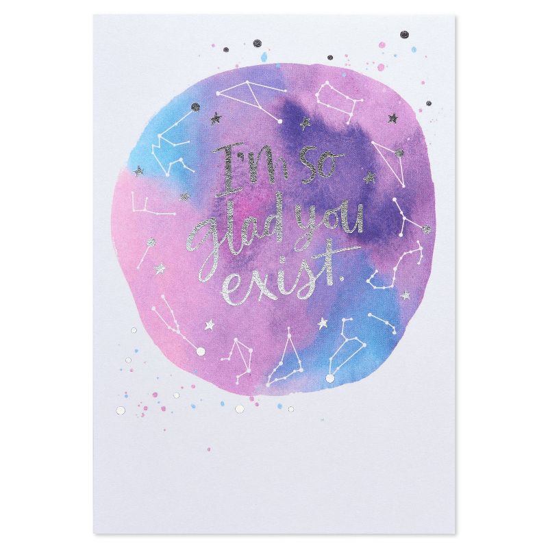 Birthday Card Glad You Exist