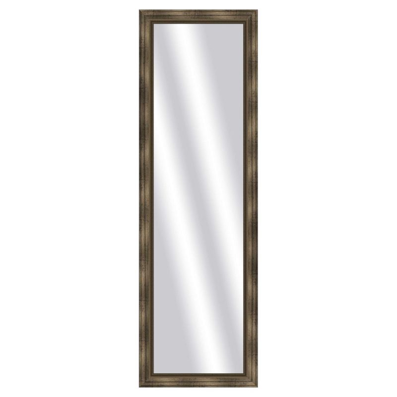 30" x 66" Dove Graywash Framed Full Length Floor/Leaner Mirror - Amanti Art
