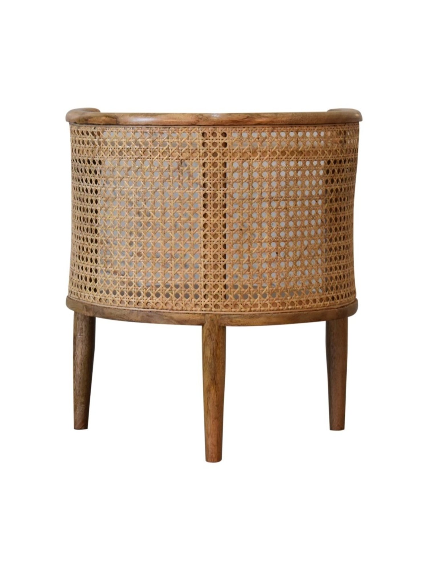 Ikiriya Avina Solid Dark Brown Wood End Table