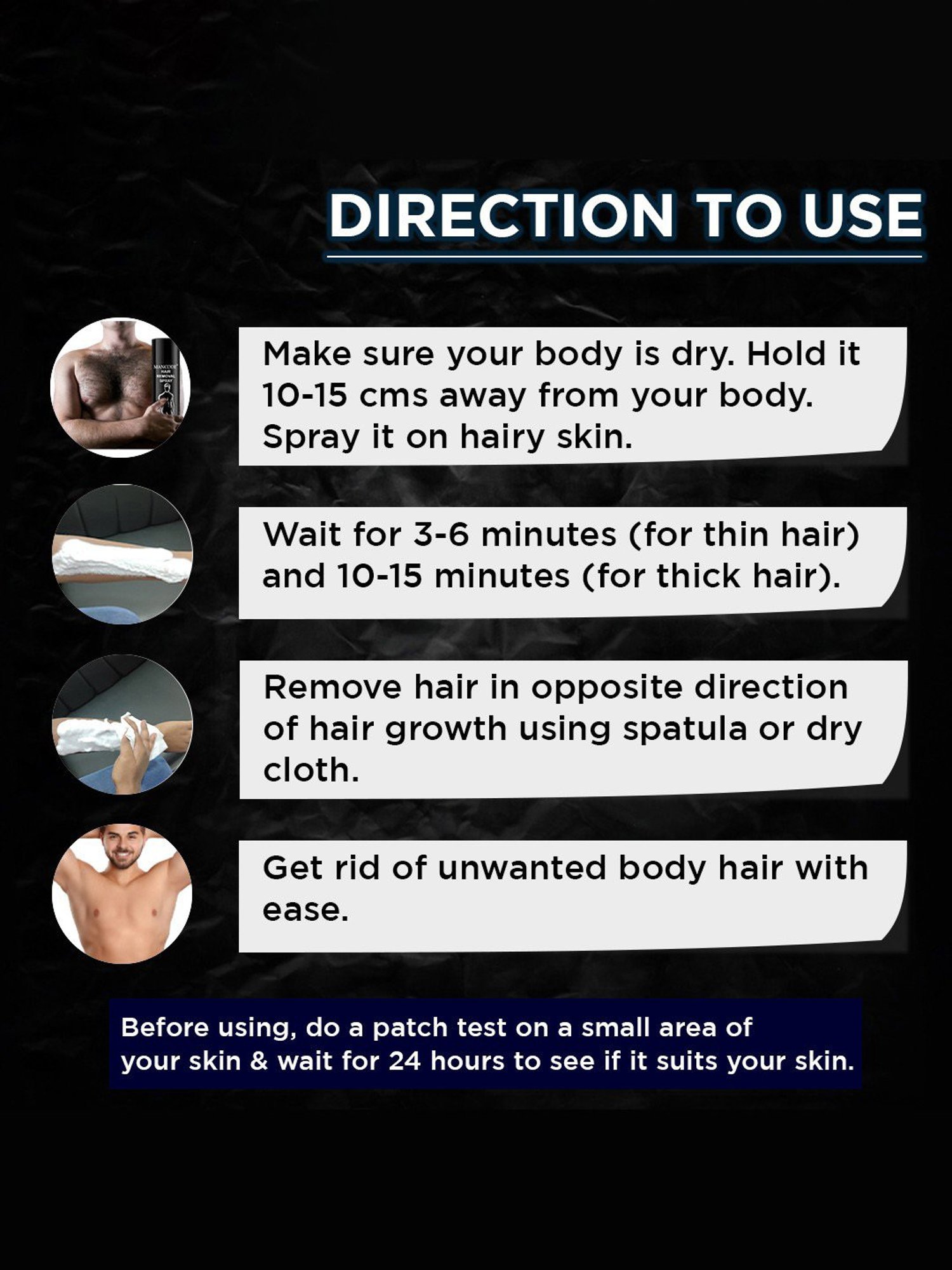 Mancode Hair Removal Spray - 200 ml