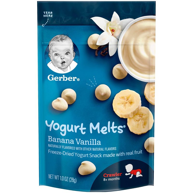 Gerber Yogurt Melts Banana Vanilla - 1oz