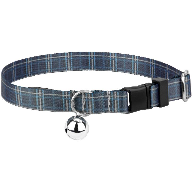 Country Brook Petz(R) Navy Plaid Cat Collar