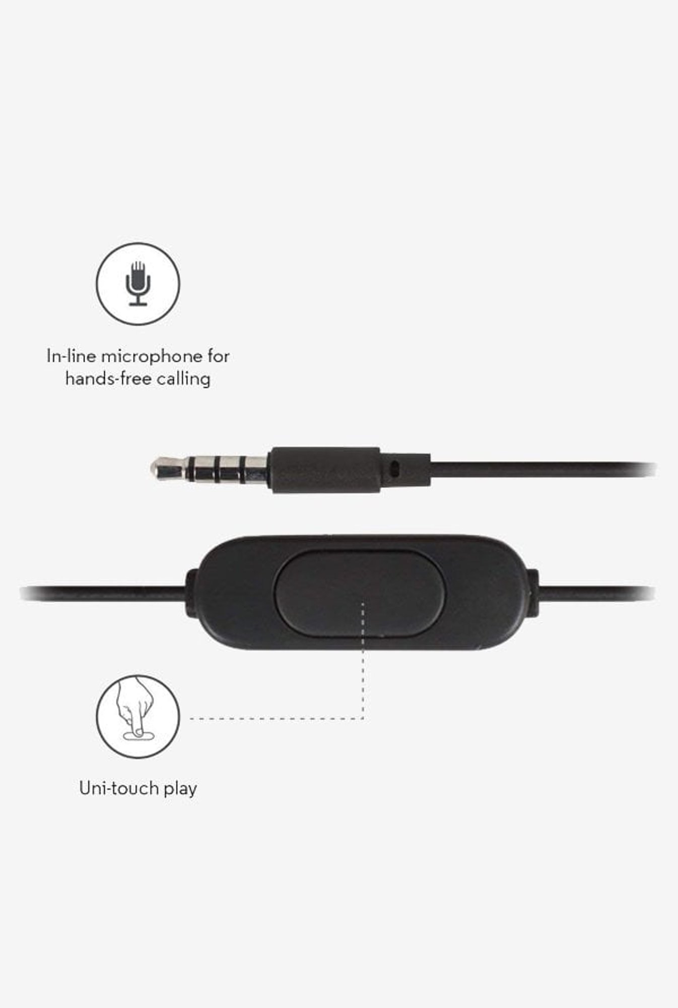 Motorola Earbuds 2 In Ear Wired Earphones (Black)
