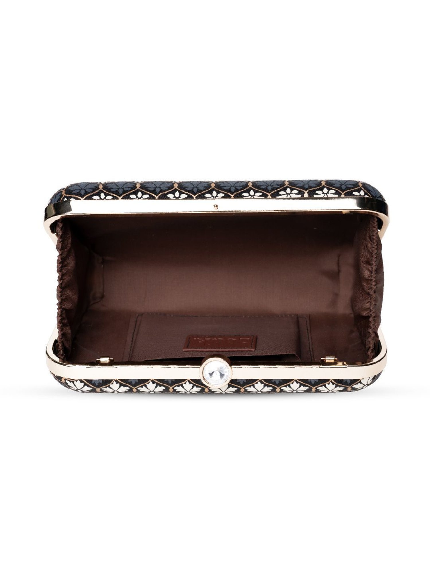 Estee & Lilly Turn Key Closure Clutch - Black