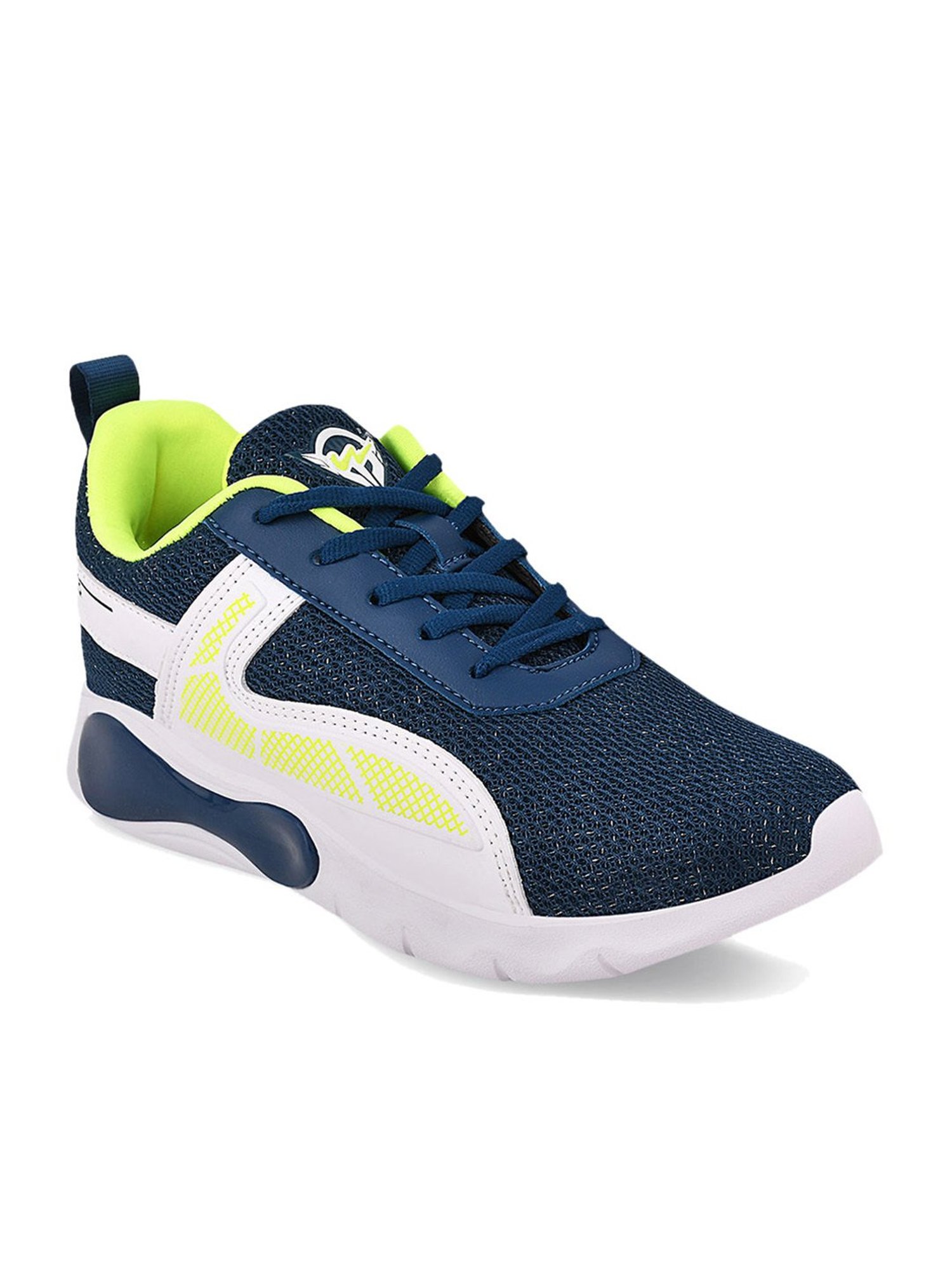 Campus Kids RENLY JR Blue & Fern Green Running Shoes