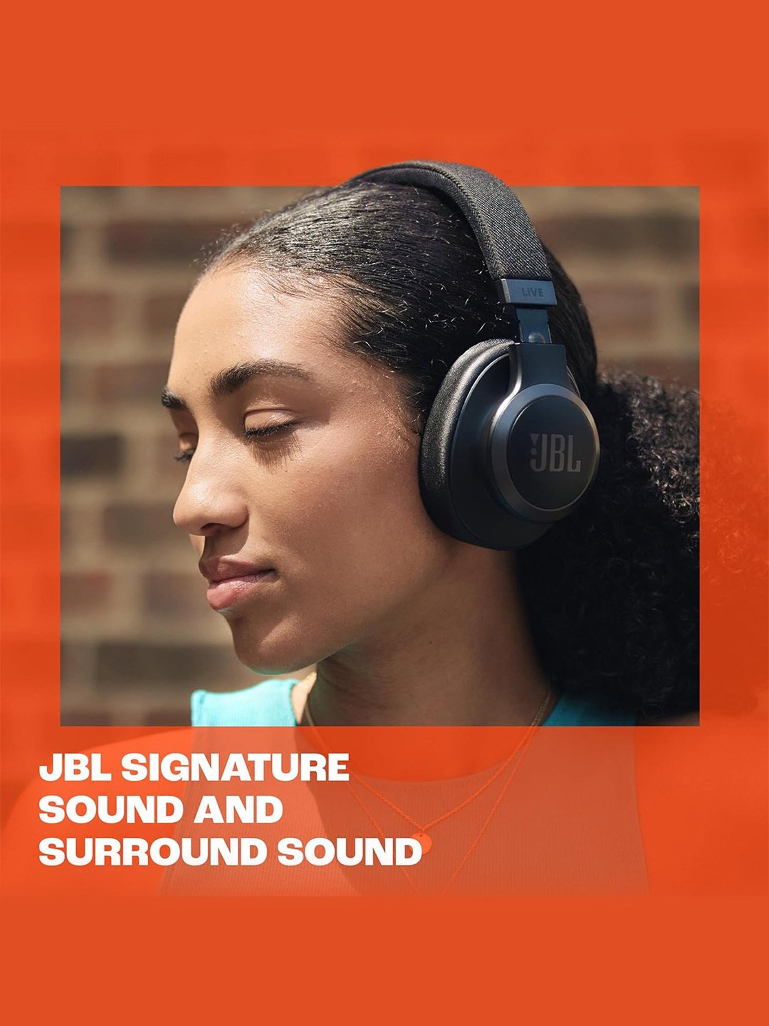 JBL Live 770NC Over Ear Wireless Headphones with Noise Cancellation & 65Hrs Playtime (Blue)