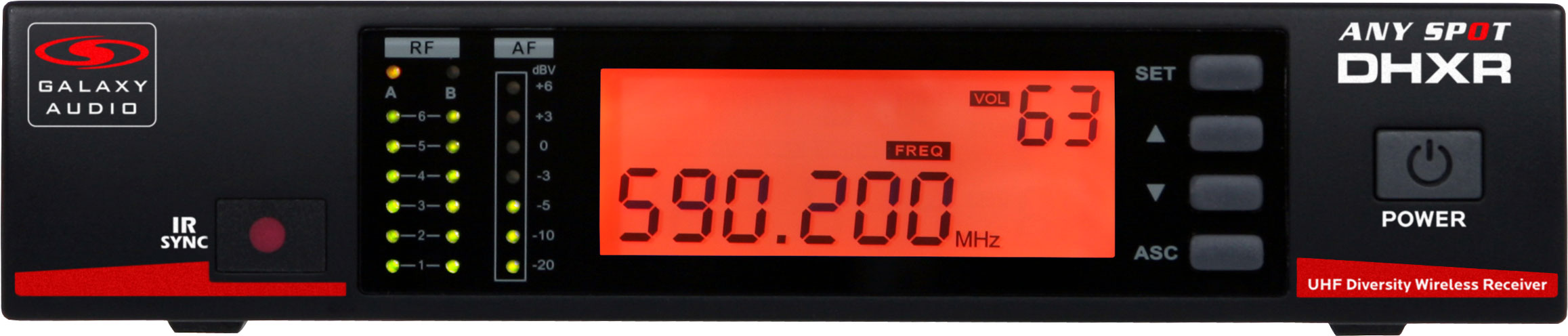 Galaxy Audio DHXR/HH65 Handheld Wireless Microphone System - D (584-607 MHz)