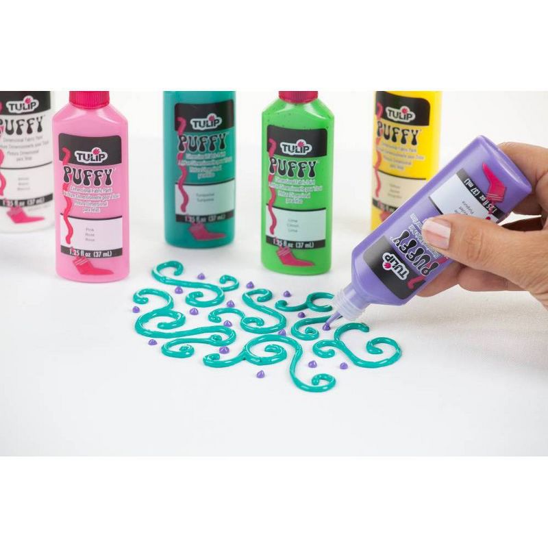Tulip 6ct 1.25 fl oz Dimensional Fabric Paint - Puffy