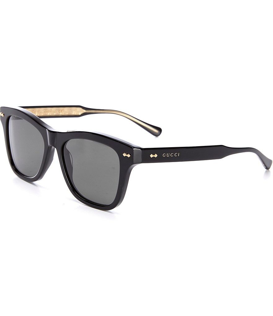 Gucci Men's Gg0910s Rectangular 53mm Sunglasses