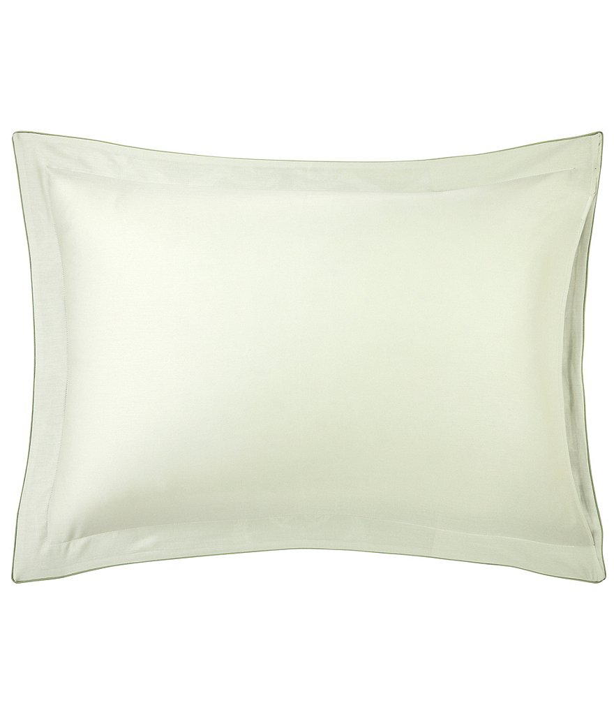 Yves Delorme Complice Foliage and Birds interplay Damask Sham