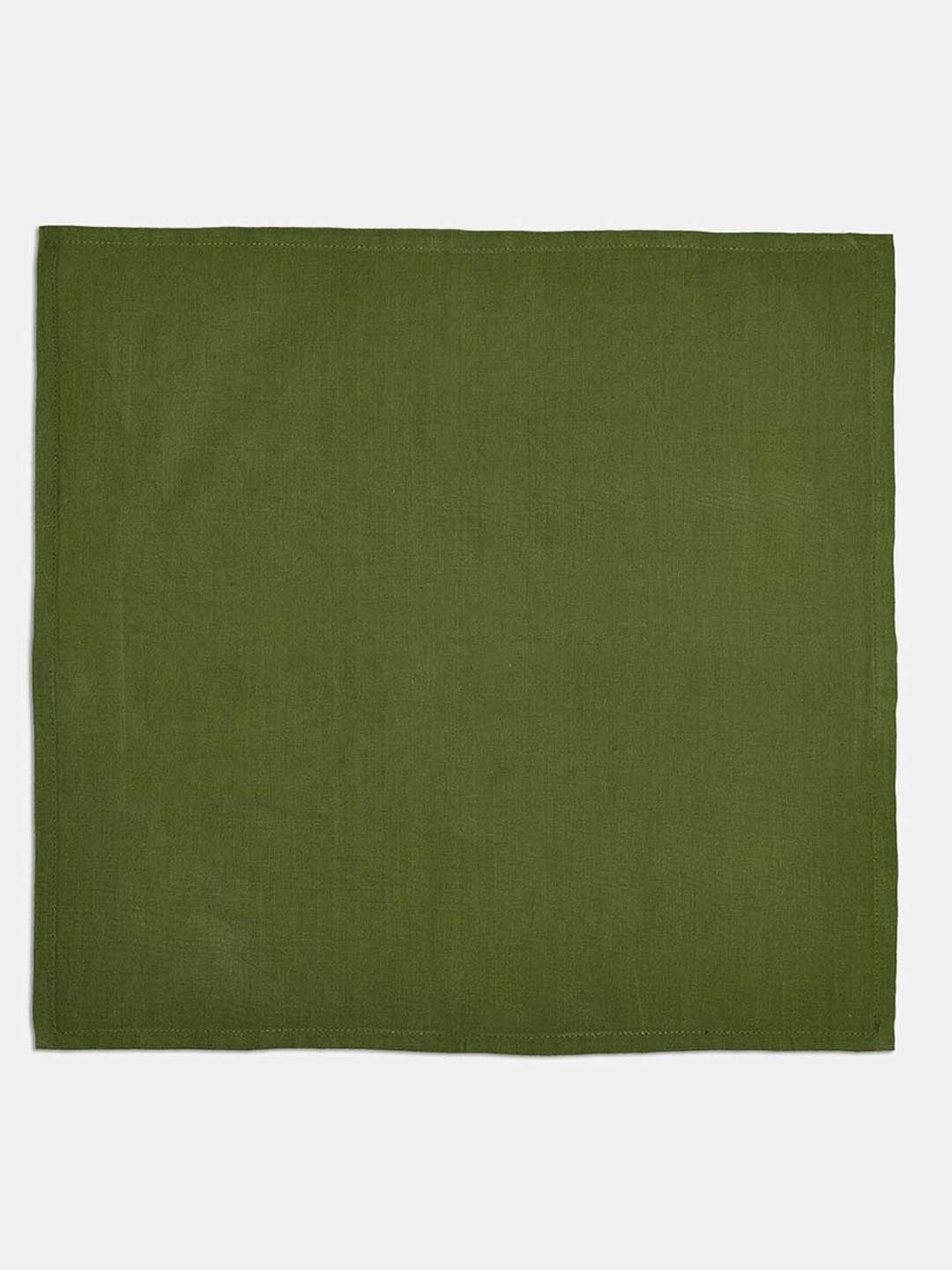 Fabindia Home Mysa Green Cotton 94 TC Napkins - Set of 6
