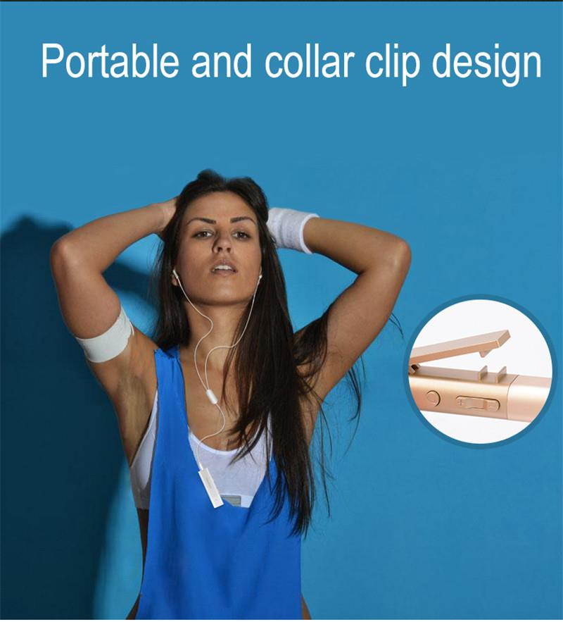 Newest Fineblue W688 Bluetooth Earphone Bluetooth 4.1 Universal Sport Wireless With Collar clip Sports Bluetooth Headset (Gold)