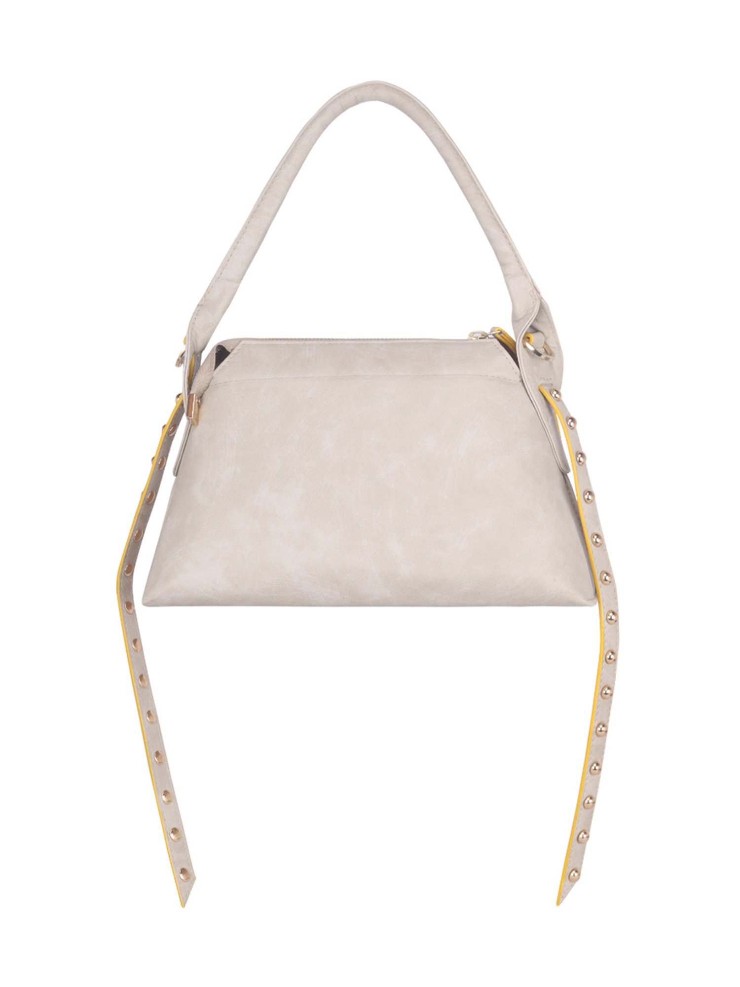 Eume Rose Off white Leather Cross Body Bag