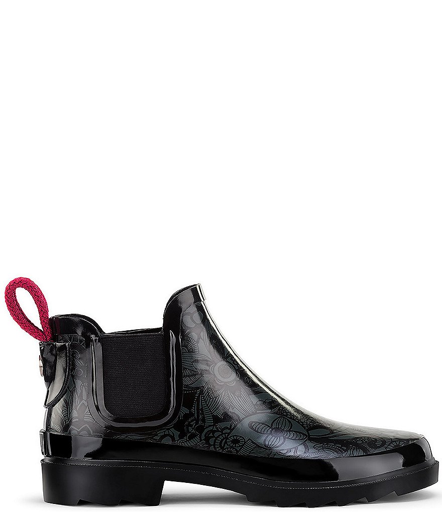 Sakroots Rhyme Printed Waterproof Chelsea Rain Booties