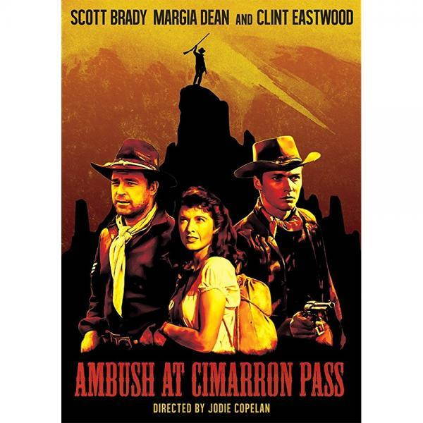 OLIVE FILMS AMBUSH AT CIMARRON PASS (DVD/1958/B&W/WS 2.35/16X9) DOF727D