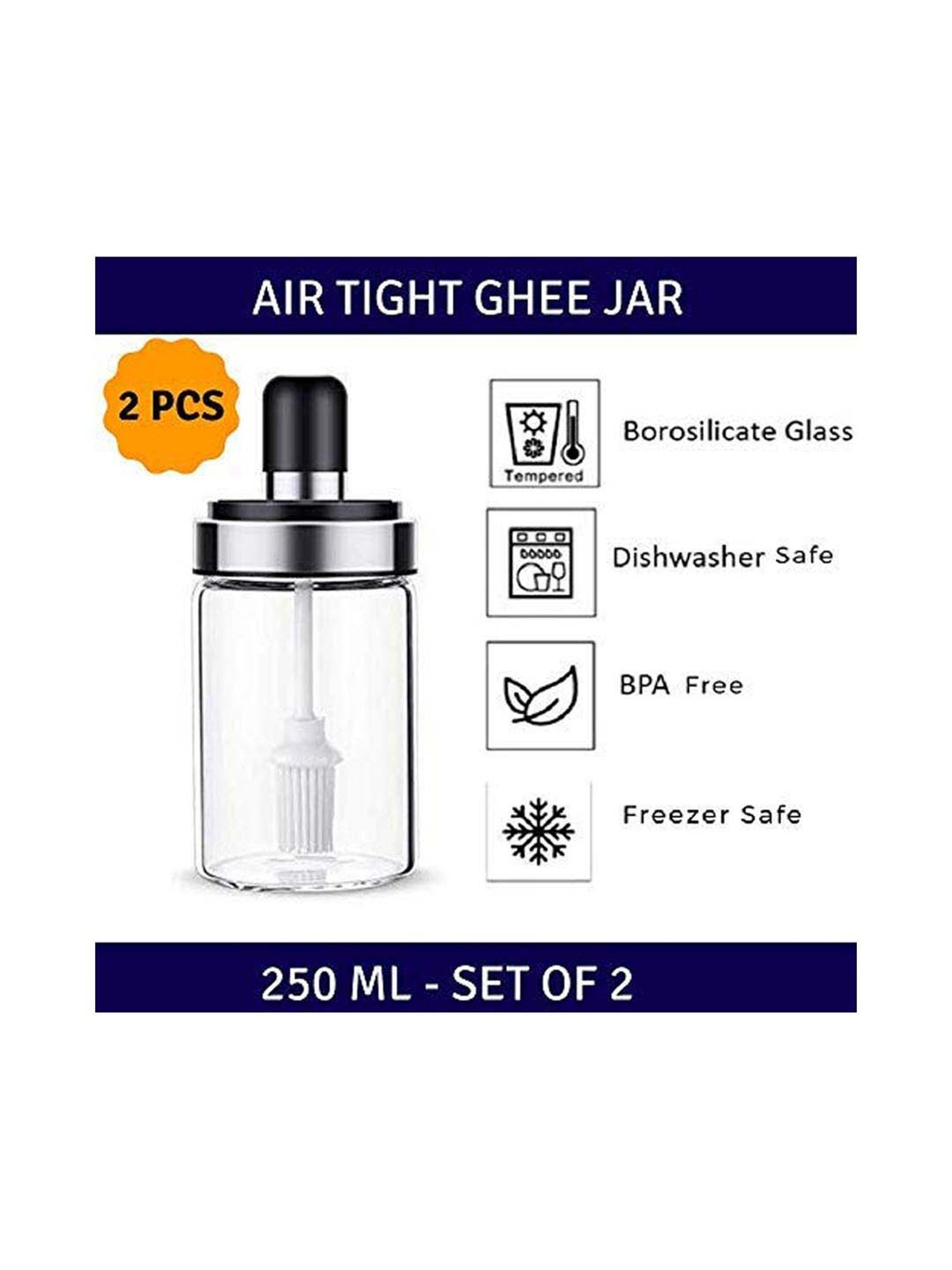 COLE & MASON White & Beige Ceramic Pourer - Set of 1