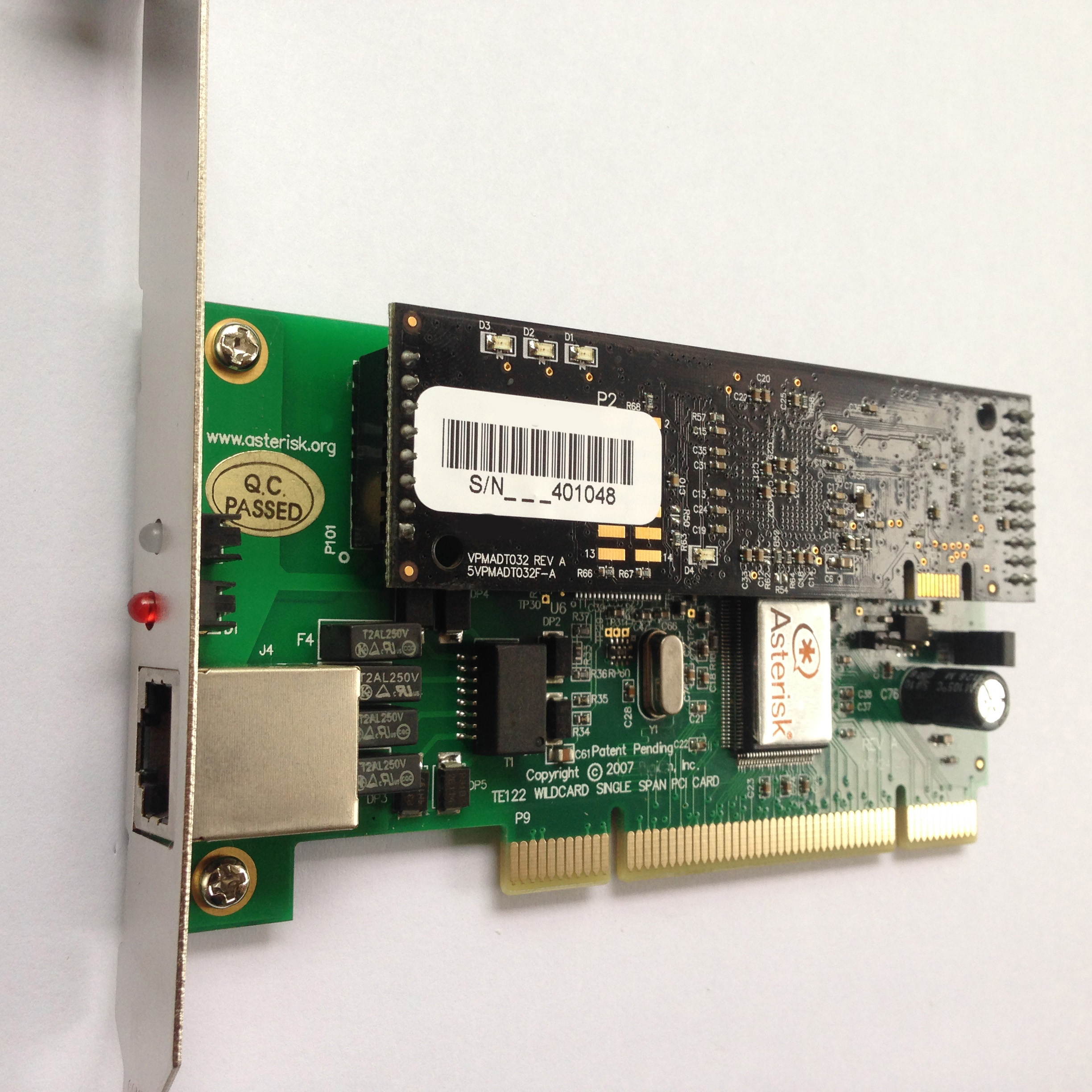 Asterisk card with 1 T1/E1 Port,with Echo Cancellation module ,supports Asterisk FreePBX Issabel For VoIP Phone System TE110P ISDN ss7 PRI Card