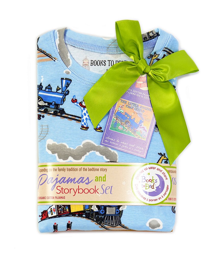 Books To Bed Little Boys 2-7 The Little Engine That Could Two-Piece Pajamas & Book Set