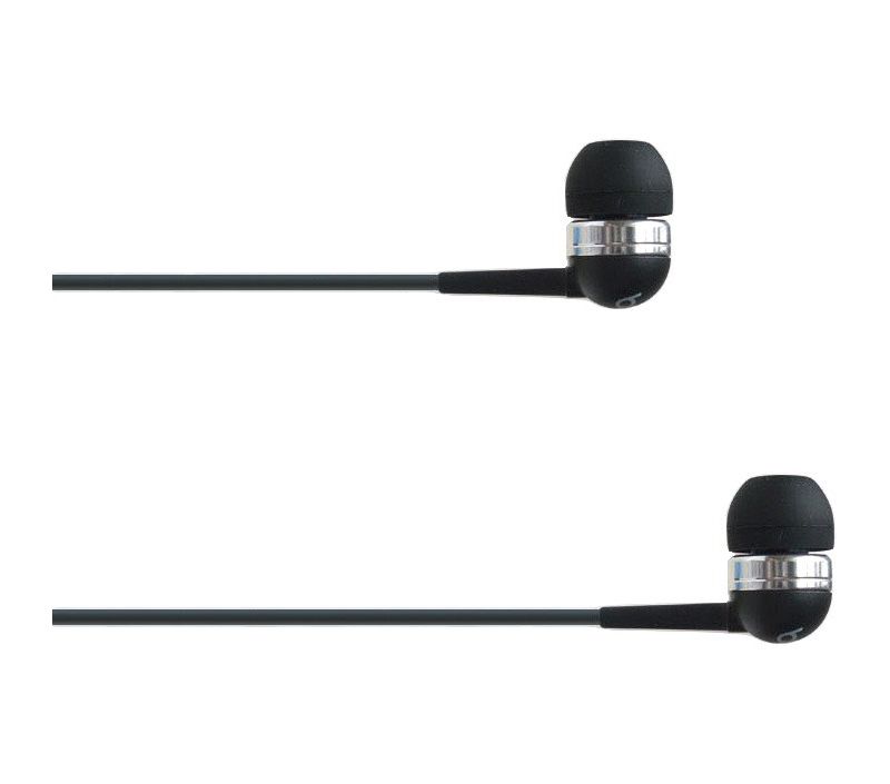 4XEM Ear Bud Headphone Black - Stereo - Mini-phone - Wired - 16 Ohm - 20 Hz - 18 kHz - Earbud - Binaural - In-ear - 3.75 ft Cable - Black