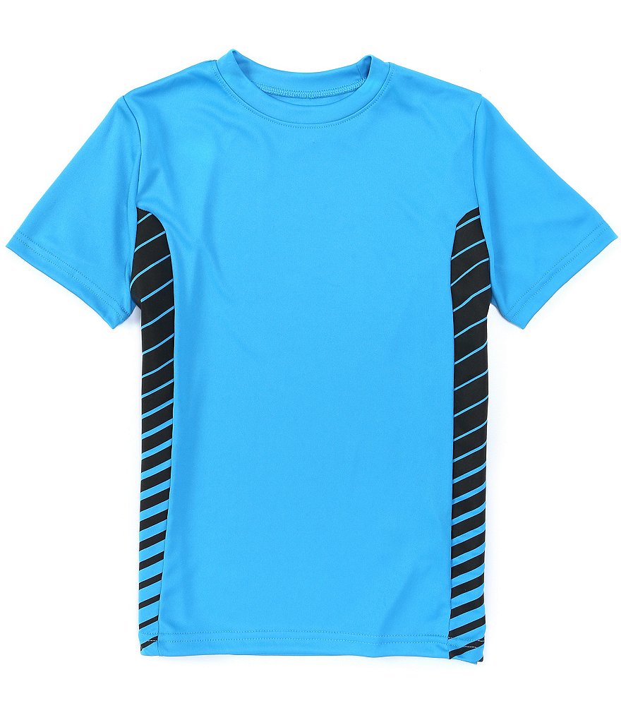 Kinetic by Class Club Little Boys 2T-7 Short-Sleeve Side Panel Performance Tee