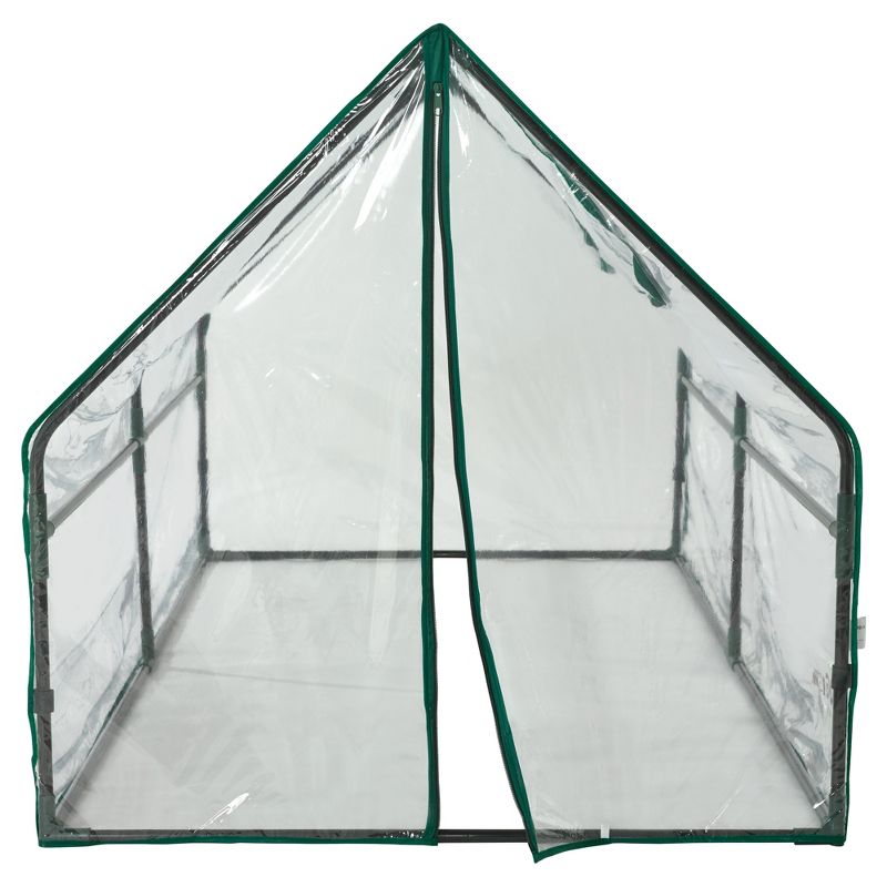 Ultra Deluxe Compact Outdoor Seed Starter Greenhouse Cloche - Light Clear - Ogrow