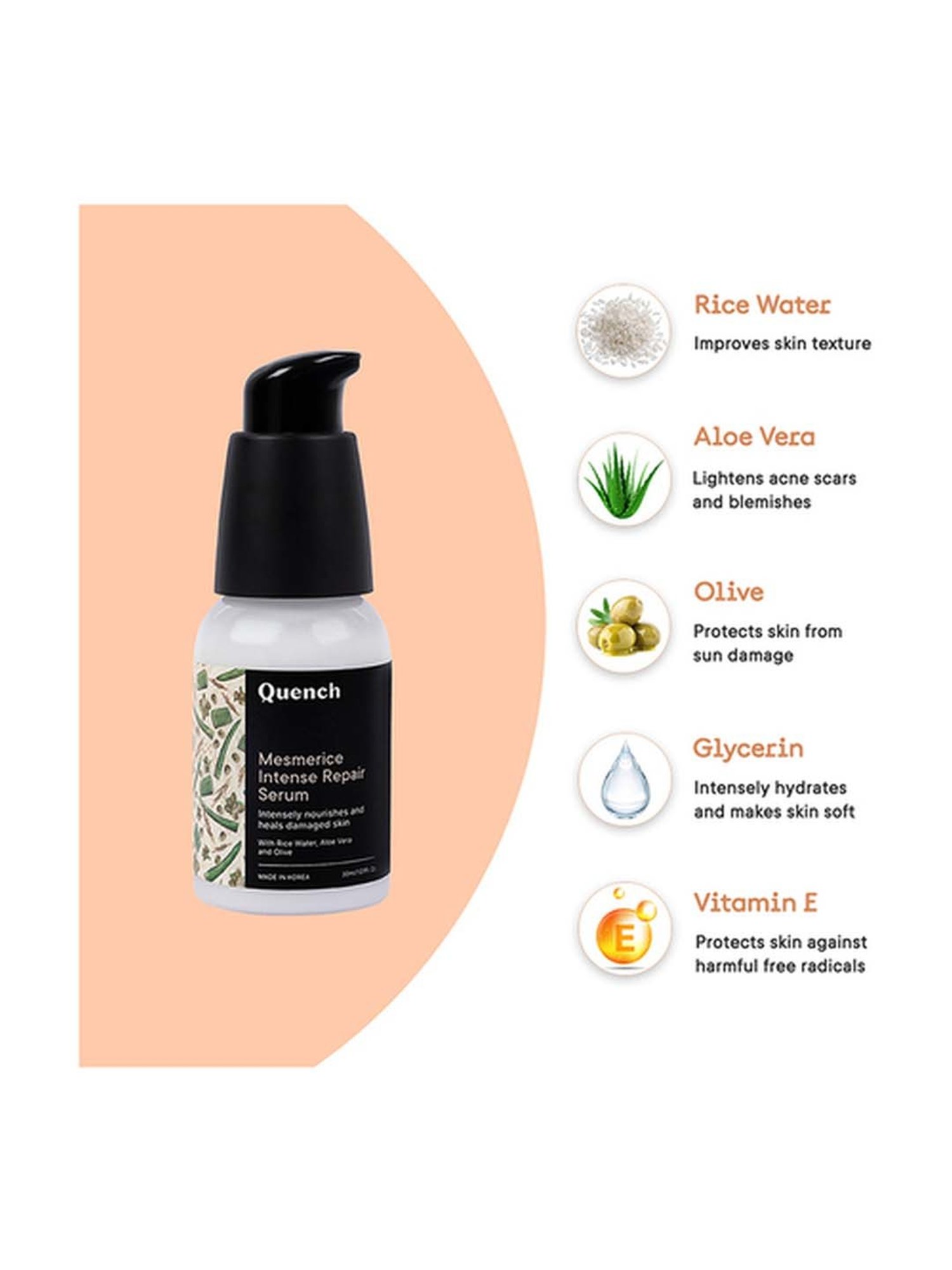 Quench Botanics Mesmerice Intense Repair Serum - 30 ml