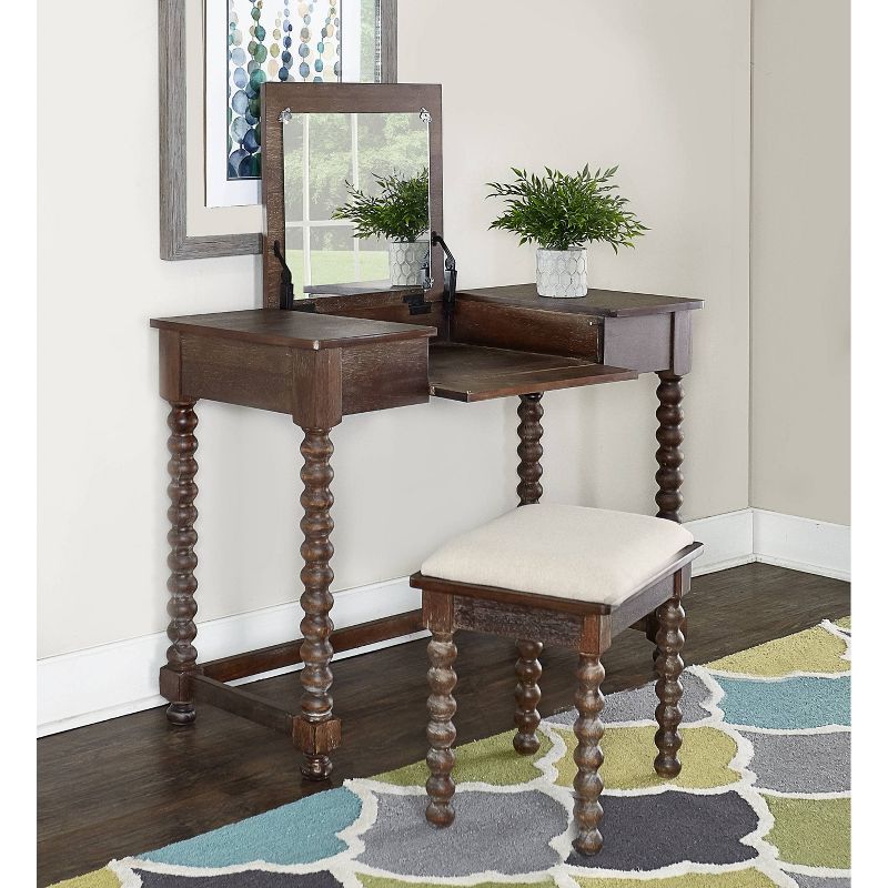 Salisbury Vanity w/Mirror White - Chique