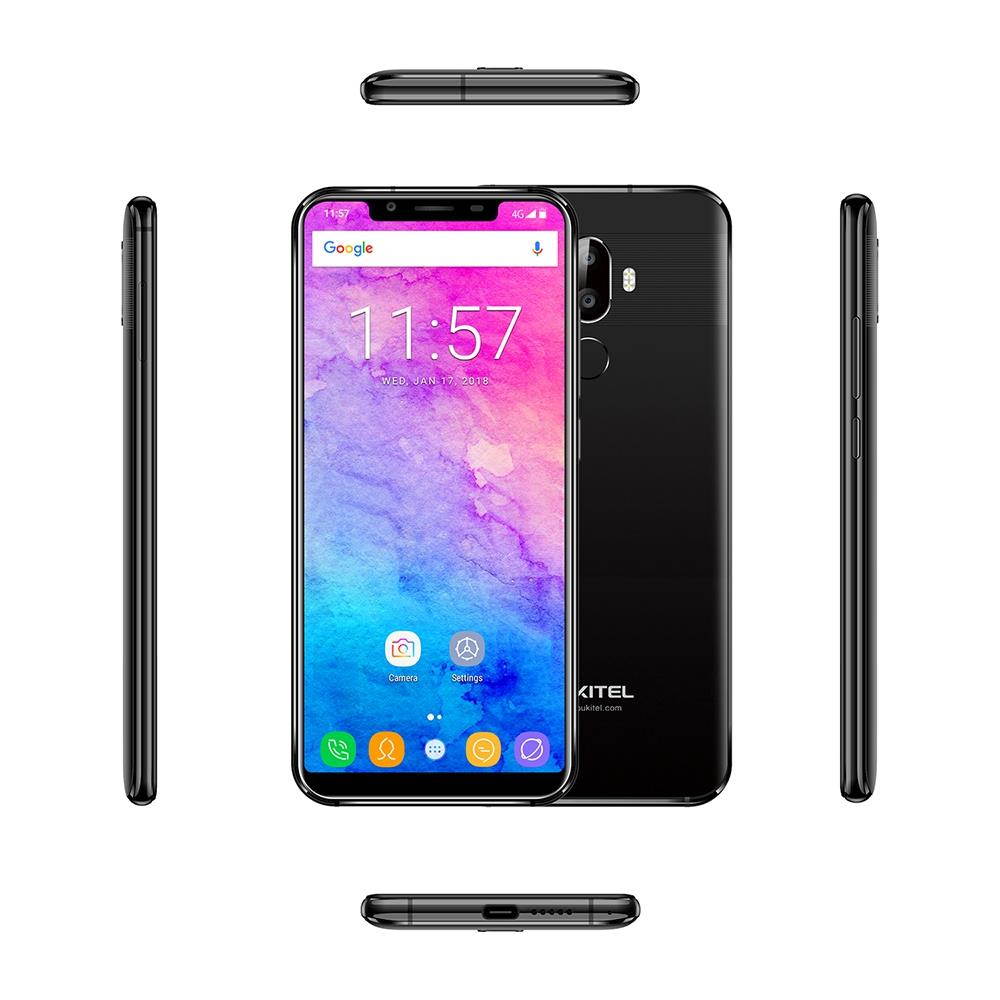 OUKITEL U18 4G Phablet 5.85 inch Android 7.0 MTK6750T Octa Core 1.5GHz 4GB RAM 64GB ROM 4000mAh Battery Dual Rear Cameras Fingerprint Recognition