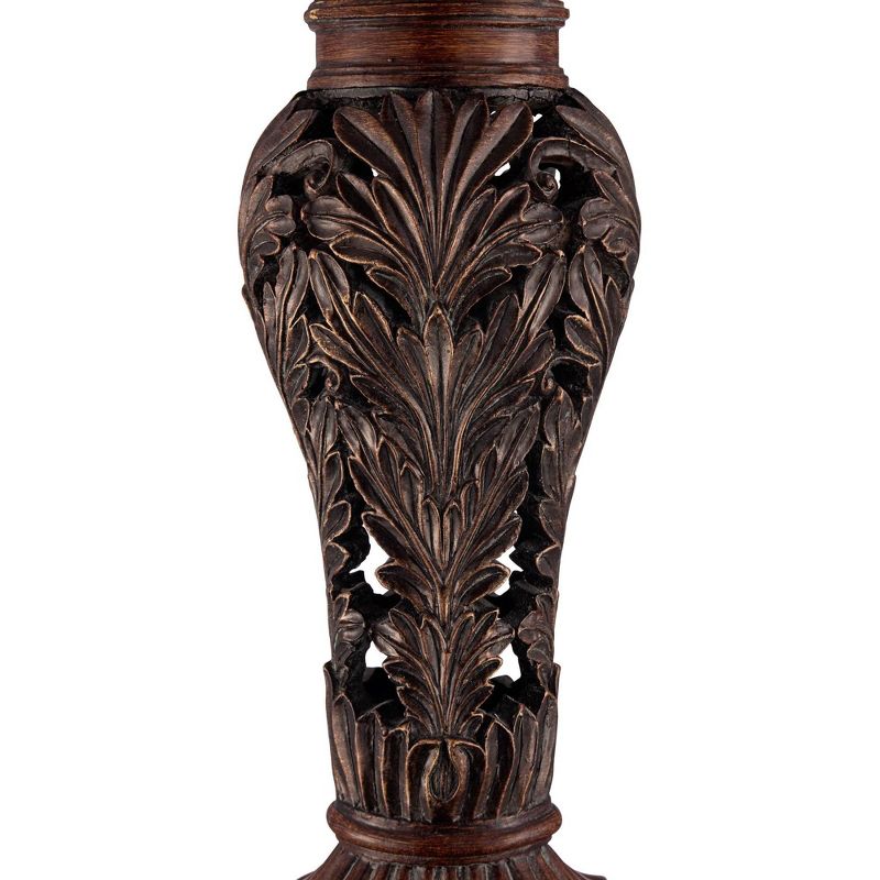 Double Bronze 24" High Console Lamp by Regency Hill