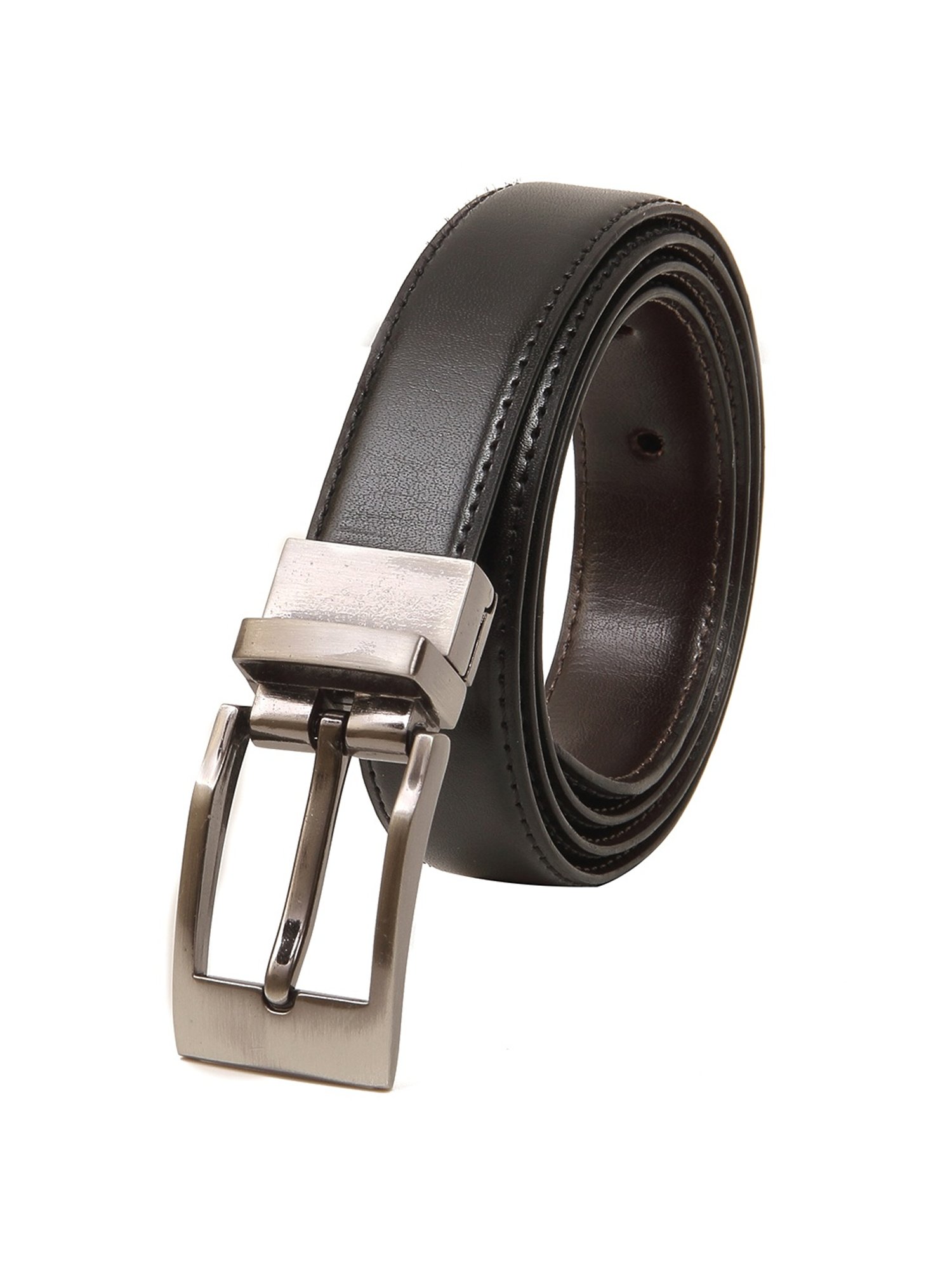 Calvadoss Black & Brown Reversible Belt for Women