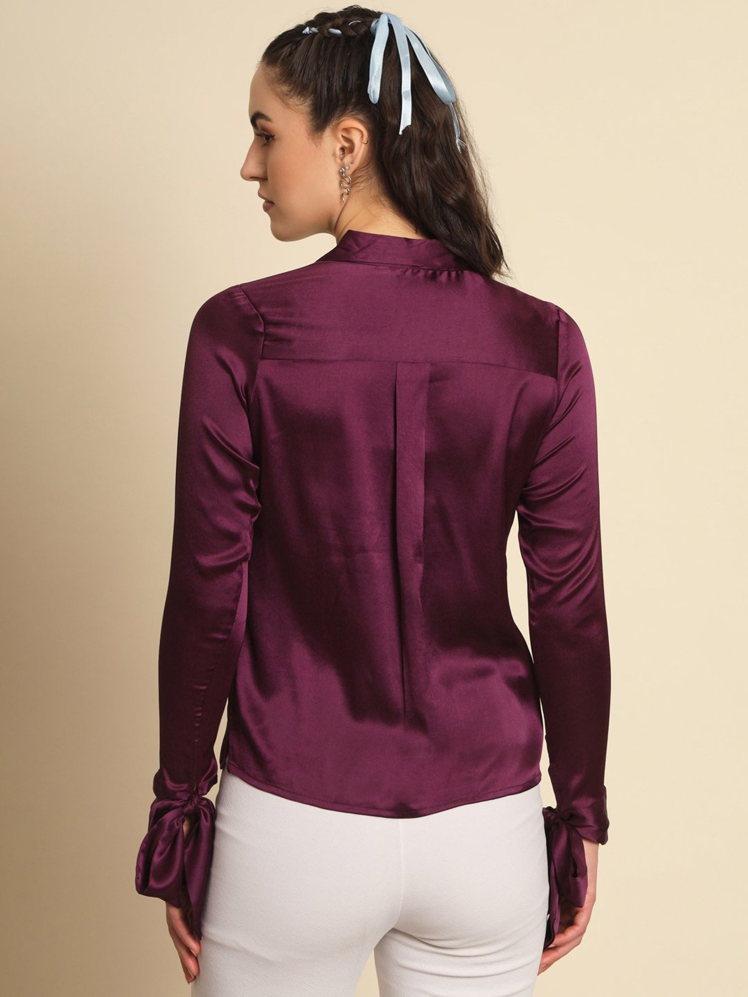 Trend Arrest Purple Regular Fit Shirt