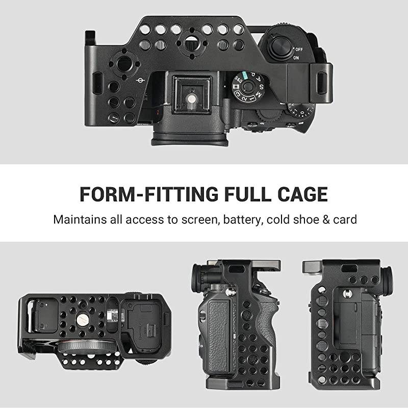 Update  A7RIII A7III Camera Cage for Sony A7RIII A7III Camera ILCE7RM3 A7R Mark III 2087