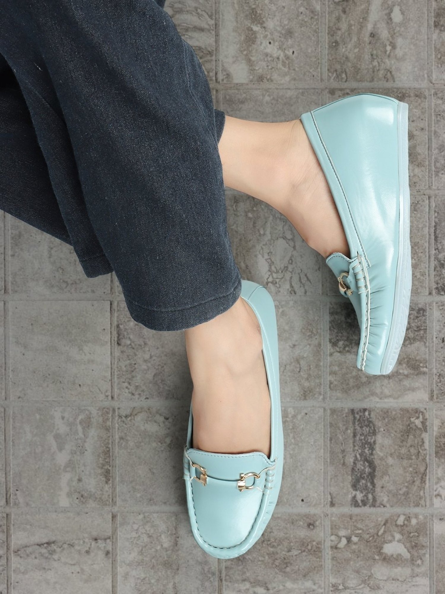 Elle Women's Sky Blue Casual Loafer