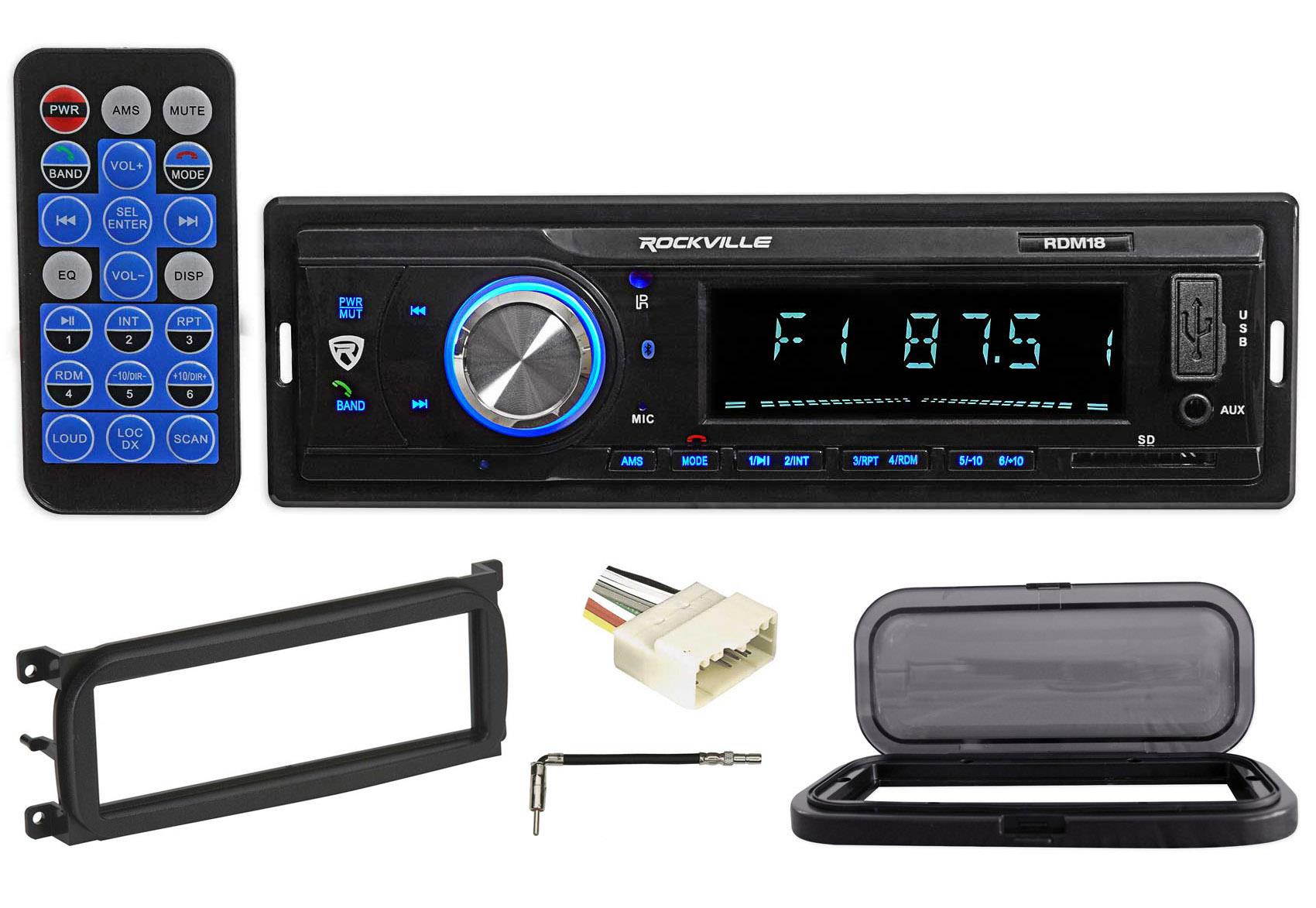 Digital Media Receiver w/Bluetooth MP3 USB/SD+Guard For 03-06 JEEP WRANGLER TJ