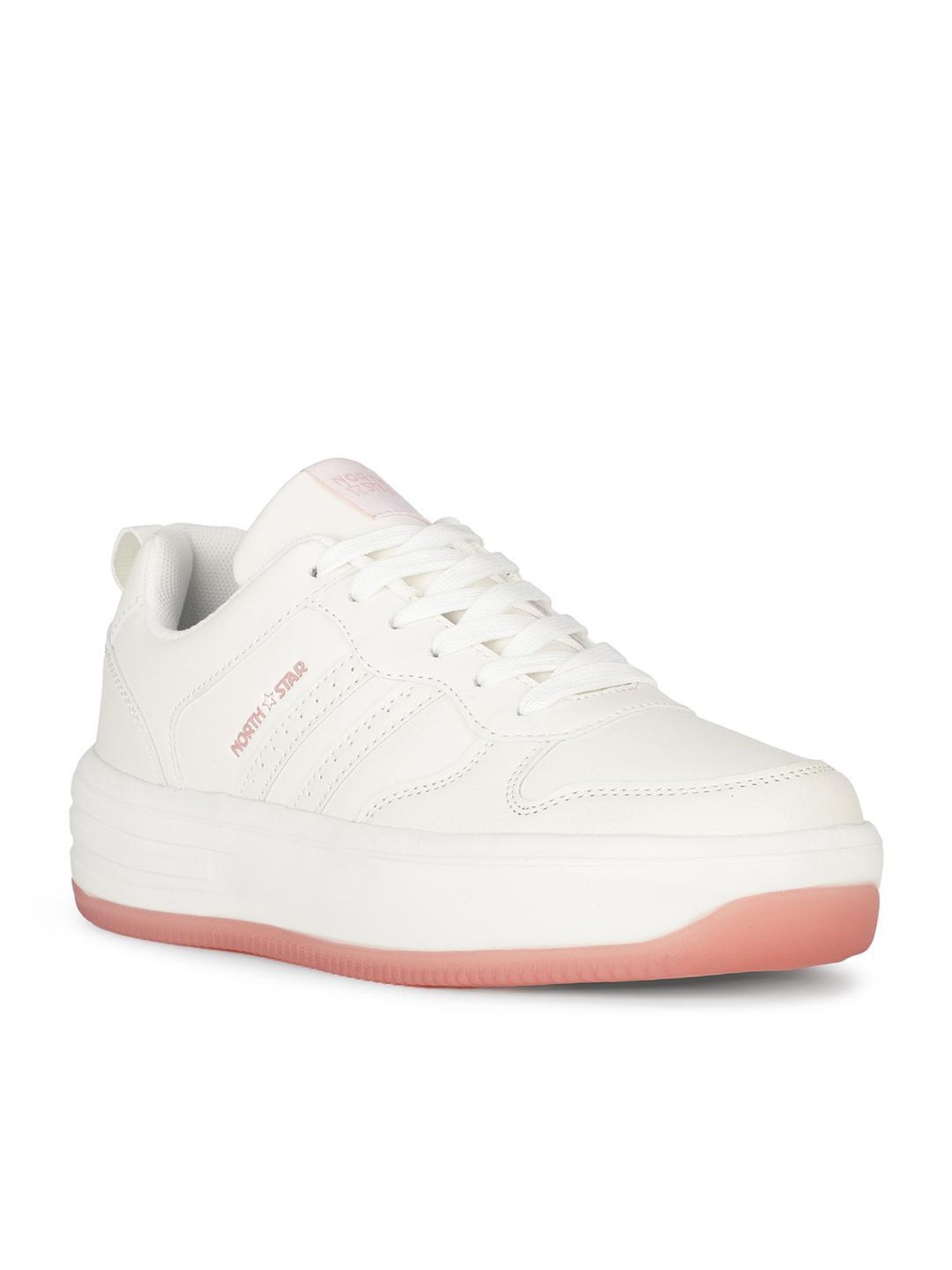 North Star by Bata Women's GINA White Sneakers