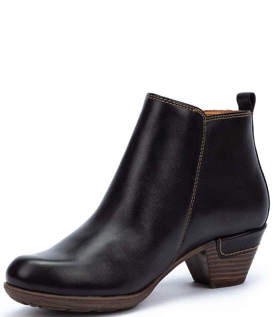 Pikolinos Rotterdam 902 Leather Side Zip Booties